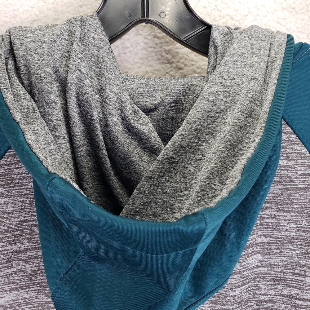 Philadelphia Eagles NFL Full Zip Hoodie Mens XL Teal Grey NFL Football Sport - Picture 6 of 11
